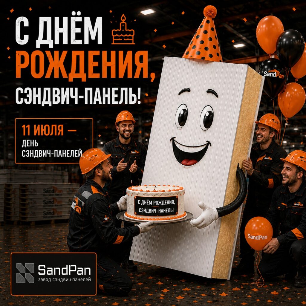 11 июля — Всемирный день сэндвич-панелей: строим будущее из надежных материалов!